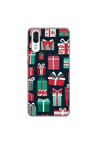 OEM Husa compatibila cu Huawei P20 Silicon Gel Tpu Model Cadouri Craciun Pattern