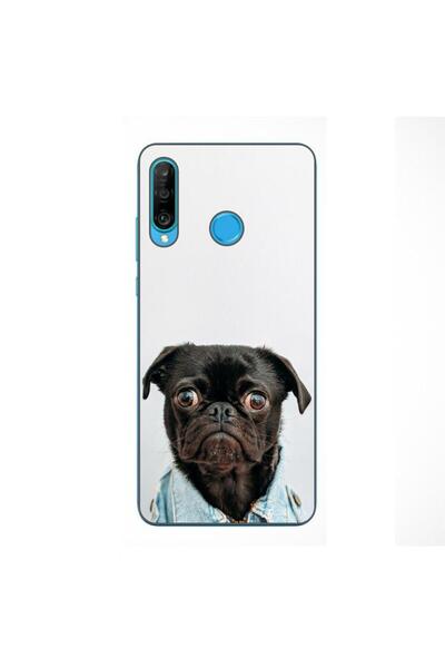 OEM Калъф, съвместим с Huawei P30 Lite, силиконов гел TPU, с модерен десен на...