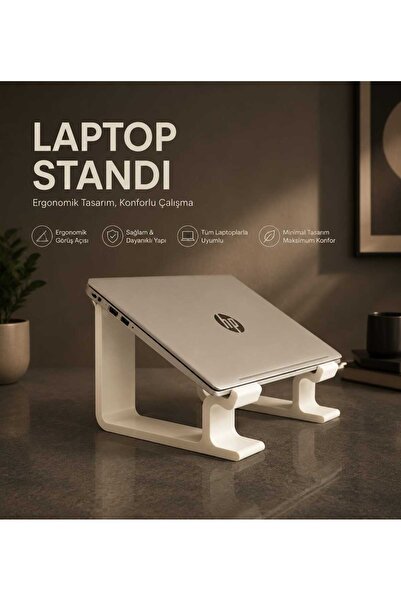RAINTECH Laptop Standı Ergonomik Notebook Yükseltici Masaüstü Laptop Tutucu D...