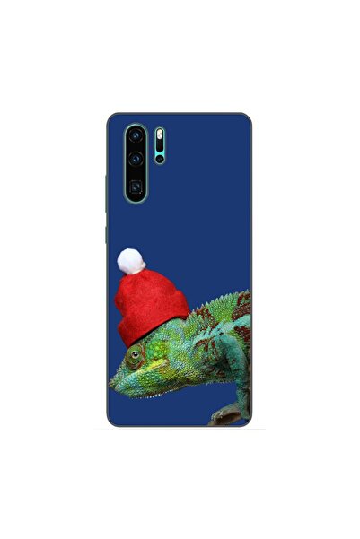 OEM Husa compatibila cu Huawei P30 Pro Silicon Gel Tpu Model Craciun Cameleon