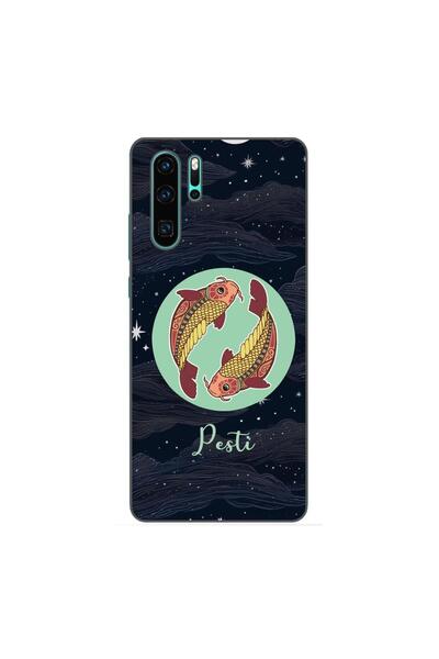 OEM Θήκη συμβατή με Huawei P30 Pro Σιλικόνης Gel TPU με σχέδιο Ωροσκόπιο Ιχθύες