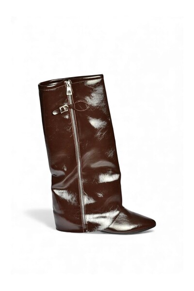 LC Waikiki Nevavm Brown Women's Boots with Difference V380526460