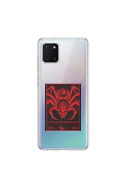 PPKin Samsung Galaxy Note 10 Lite Compatible Metal 19 Design Transparent Case