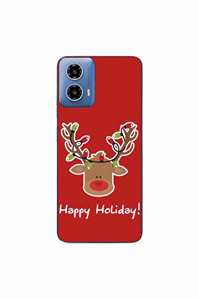 OEM Husa compatibila cu Motorola Moto G34 Silicon Gel Tpu Model Craciun Ren H...