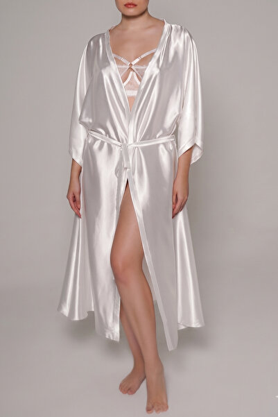 Atelier Tuberose Women's Satin Shiny Dressing Gown