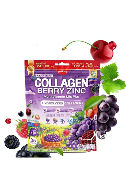 Mikeo jelly Mikeo Collagen Berry Drink with Zinc & L-Glutathione 250mg – 35 S...