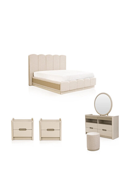 Midas Furniture WOODEN BEDROOM SET WITHOUT WARDROBE KING SIZE 213X220X140 CM ...