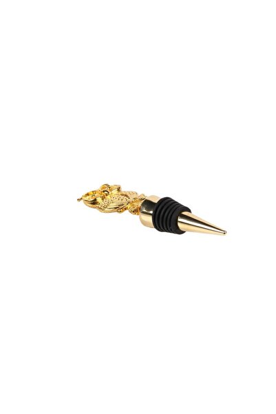 Globy Owl Patterned Stopper Gold