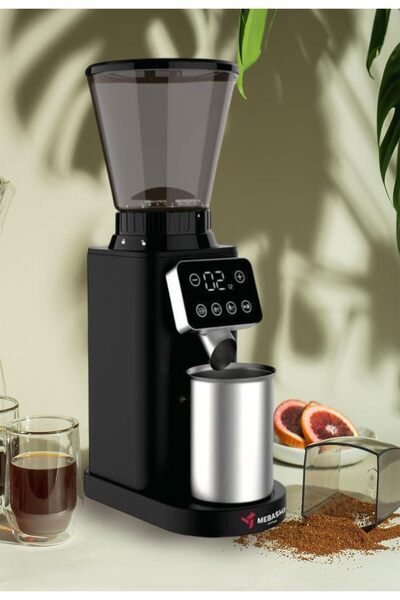 MEBASHI Coffee Grinder with Digital Touch Screen | 24 Precise Grind Settings,...
