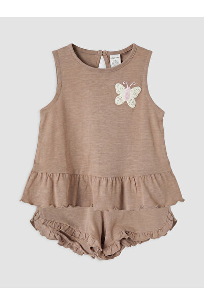LC Waikiki Baby Girls' Embroidered Set