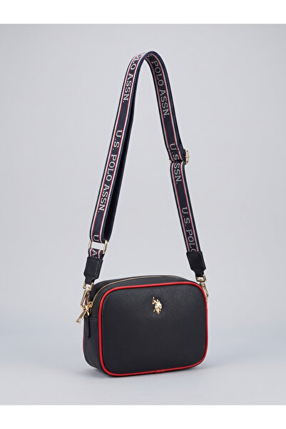 U.S. Polo Assn. U.S. Polo Assn., ΤΣΑΝΤΑ ΧΙΑΣΤΙΝΗ, ΝΑΥΤΙΚΟ ΜΠΛΕ-ΚΟΚΚΙΝΟ, με λο...
