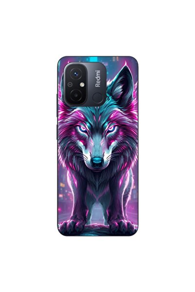 OEM Husa compatibila cu Xiaomi Redmi 12C Silicon Gel Tpu Model Cyberpunk Wolf