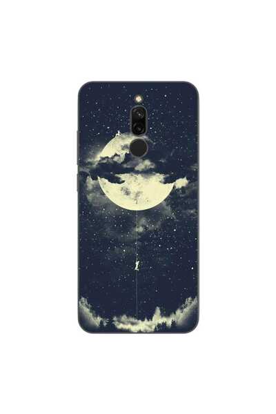 OEM Husa compatibila cu Xiaomi Redmi 8 Silicon Gel Tpu Model Moon Climbing