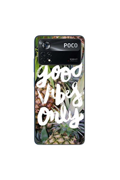 OEM Husa compatibila cu Xiaomi Poco X4 Pro Silicon Gel Tpu Model Good Vibes Only
