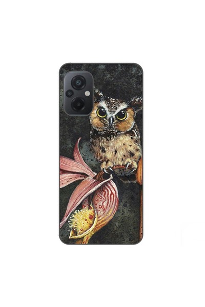 OEM Husa compatibila cu Xiaomi Poco M5 Silicon Gel Tpu Model Owl Painted
