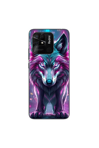 OEM Husa compatibila cu Xiaomi Redmi 10C Silicon Gel Tpu Model Cyberpunk Wolf