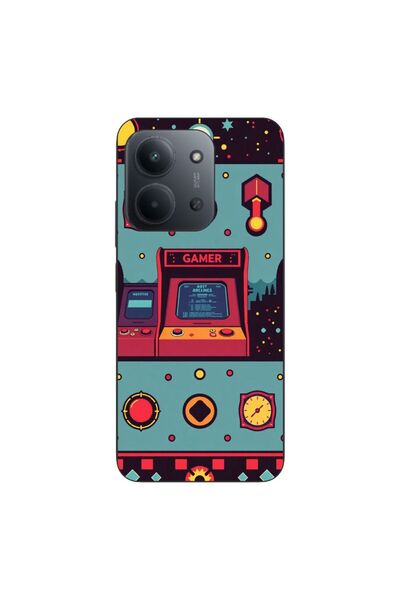 OEM Case compatible with Xiaomi Redmi 15C Silicon Gel Tpu Model Gamer Arcade ...