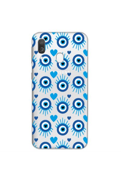 Other Samsung A40 Heart Eye Transparent Silicone TPU Θήκη