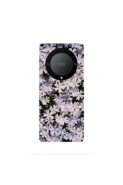 Other Honor Magic5 Lite 5G Flowers white Transparent Silicone TPU Θήκη