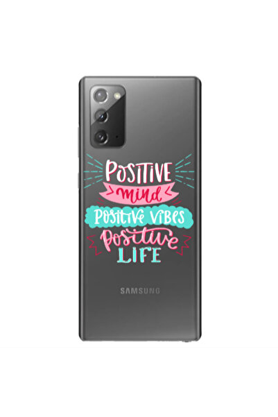 Other Samsung Note 20 Positive Mind Transparent Silicone TPU Θήκη