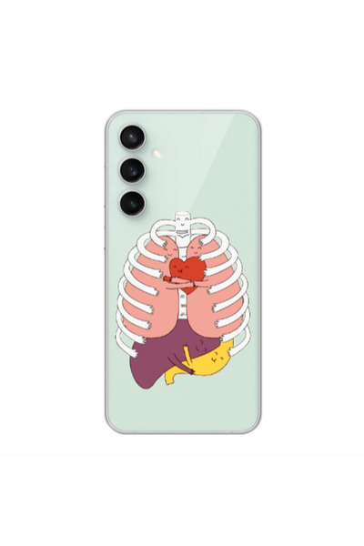 Other Samsung S23FE Anatomy Transparent Silicone TPU Θήκη