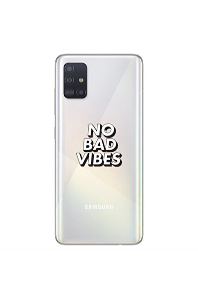 Other Samsung A51 No bad vibes Transparent Silicone TPU Θήκη