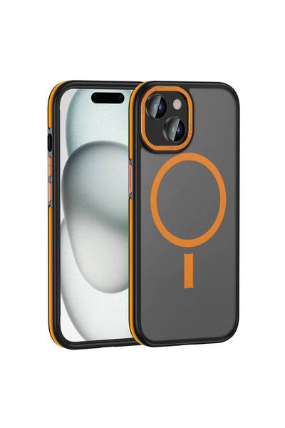 Case 4U iPhone 15 Kılıf Magsafe Şarj Özellikli Mat Görünümlü C4U Ant Kapak - ...