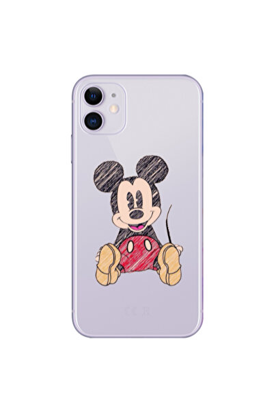 Other Apple iPhone 11 Mickey mouse 2 Transparent Silicone TPU Θήκη