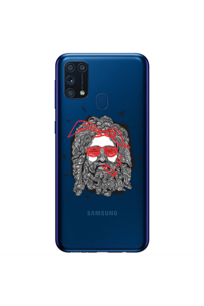 Other Samsung M31 Cool glasses Transparent Silicone TPU Θήκη