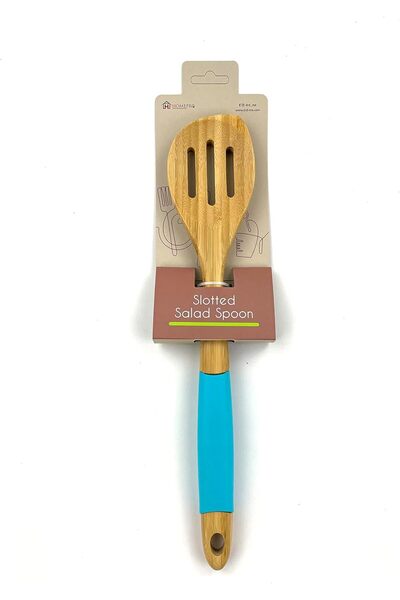 HOMEPRO Home Pro Bamboo Slotted Cooking Spoon Assorted Color, 5297