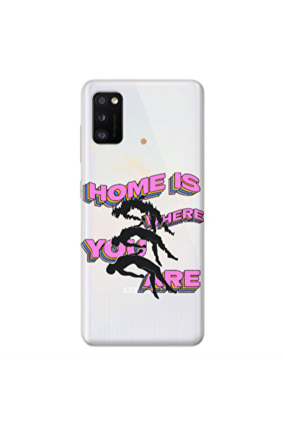Other Samsung A41 Home Is Where Transparent Silicone TPU Θήκη