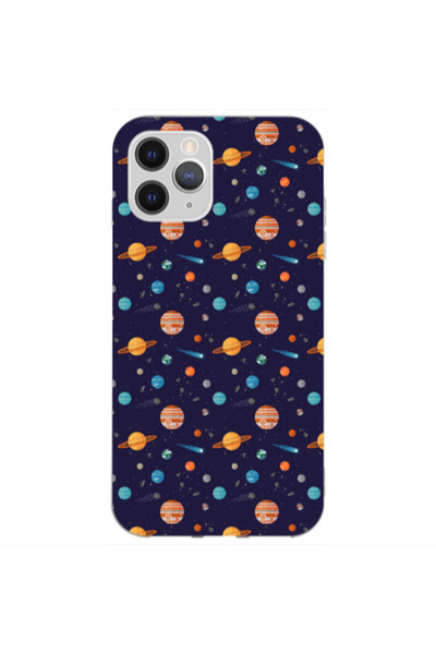 Other Apple iPhone 11 Pro Max Planets Transparent Silicone TPU Θήκη