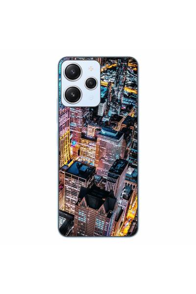 OEM Θήκη συμβατή με Xiaomi Redmi 12 4G Σιλικόνης Gel TPU Μοντέλο Νυχτερινή Πόλη