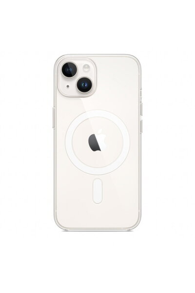 Apple Clear Case with MagSafe for iPhone 14, Transparent