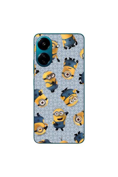 OEM Husa compatibila cu Xiaomi Redmi 13C 4G Silicon Gel Tpu Model Pattern Min...