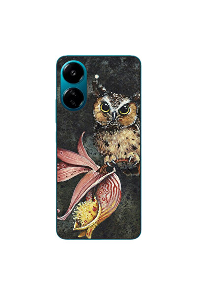 OEM Husa compatibila cu Xiaomi Redmi 13C 4G Silicon Gel Tpu Model Owl Painted