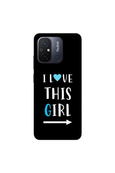 OEM Husa compatibila cu Xiaomi Redmi 12C Silicon Gel Tpu Model Cupluri I love...