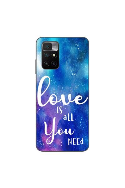 OEM Husa compatibila cu Xiaomi Redmi 10 Silicon Gel Tpu Model Love Is All You...