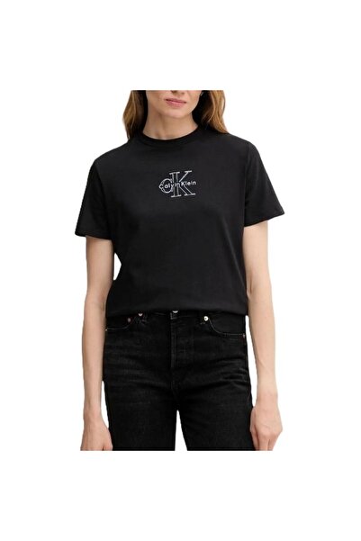 Calvin Klein SS CLASSIC FOIL MONOLOGO TEE Women 't-shirt -shirt