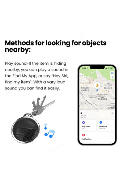 UnderShop AirTag Apple Find My, Dispozitiv inteligent de localizare anti-pier...