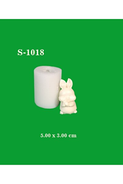 AnkaHobiMarket Havuçlu Tavşan Silikon Kalıp (S1018)