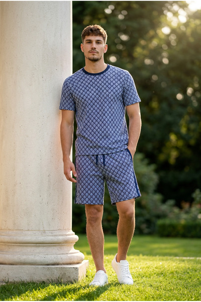Remy's Men's Breathable T-Shirt Shorts Set