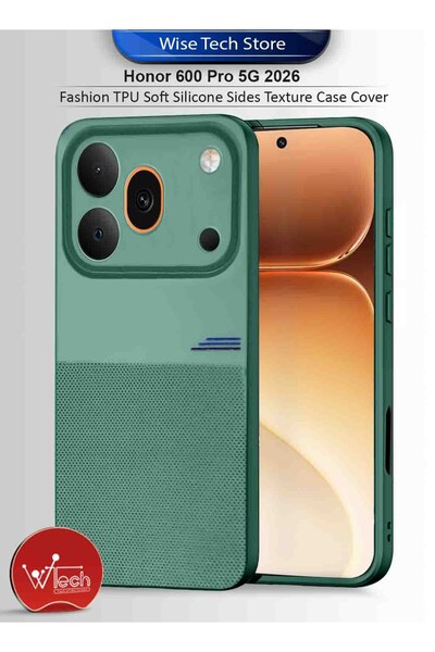 Wtech غطاء حماية لهاتف Honor 600 Pro 5G 2026 من السيليكون الناعم بتصميم عصري ...