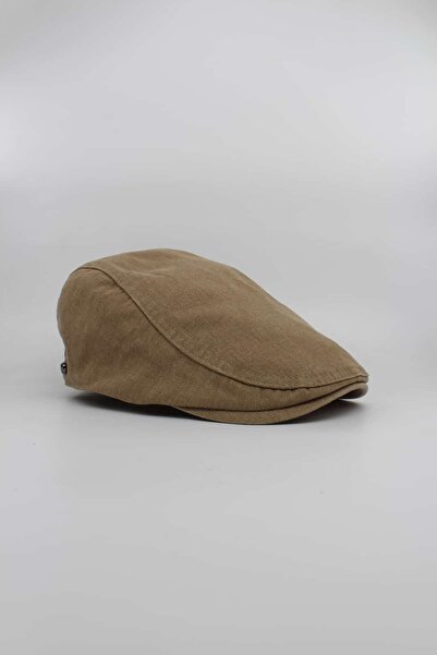 Hat Town Unisex Yıkanmış Pamuklu Kasket Şapka - Klasik İngiliz Tarzı Kasket