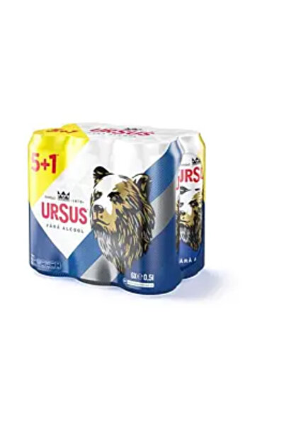 URSUS Bere fără alcool 6 x 0.5 L (5+1)