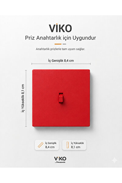 Nostaljik Priz Anahtar Çerçevesi *KIRMIZI