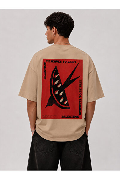 Nulivez Palestine Freedom Themed Oversize Unisex T-Shirt – Watermelon Symbol ...