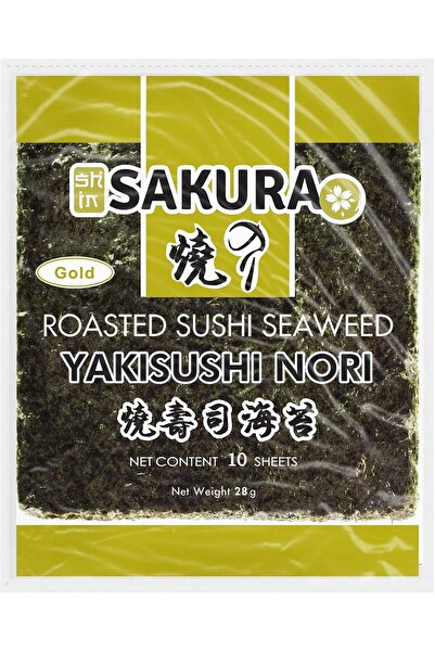 Sakura Roasted Sushi Seaweed YAKISUSHI Nori Sheet 28gms