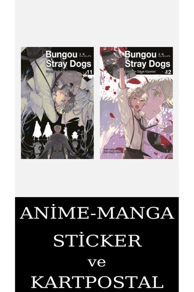 Gerekli Şeyler Yayıncılık Bungou Stray Dogs 11-12 Manga Seti (2 KİTAP) / Anim...