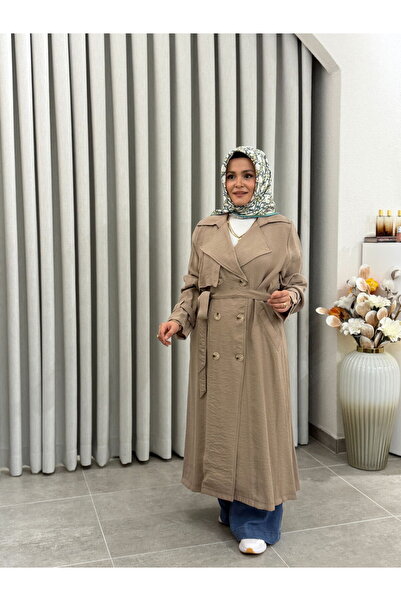 Armine TREND TENCEL TRENÇKOT VİZON